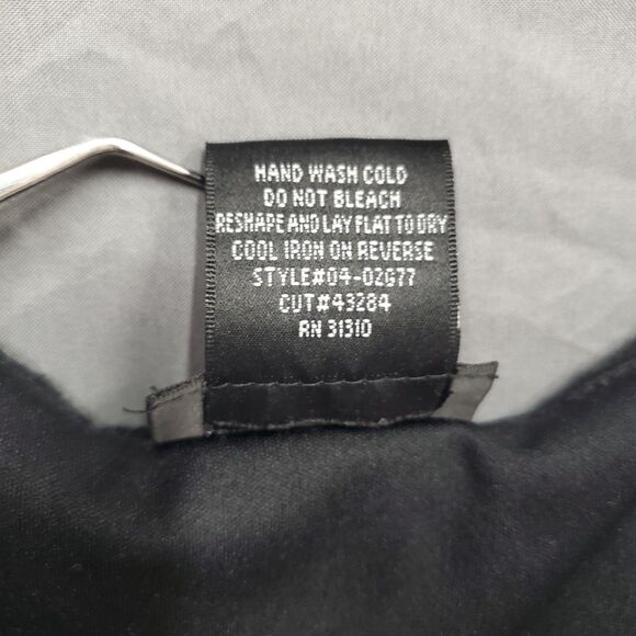 AGB Black Crochet Sleeveless Tank Top/Blouse Women’s Size L - Picture 5 of 6